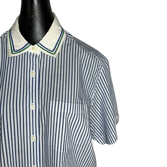 Pendleton stripes short sleeve button down - Picture 2 of 15